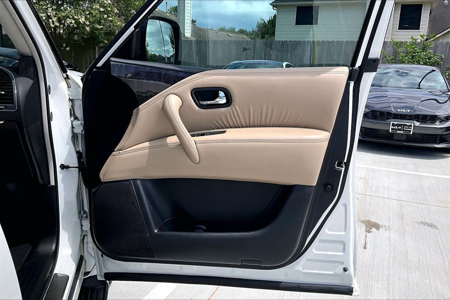 2023 Nissan Armada Platinum Aspen White Tricoat at AutoNation USA Katy