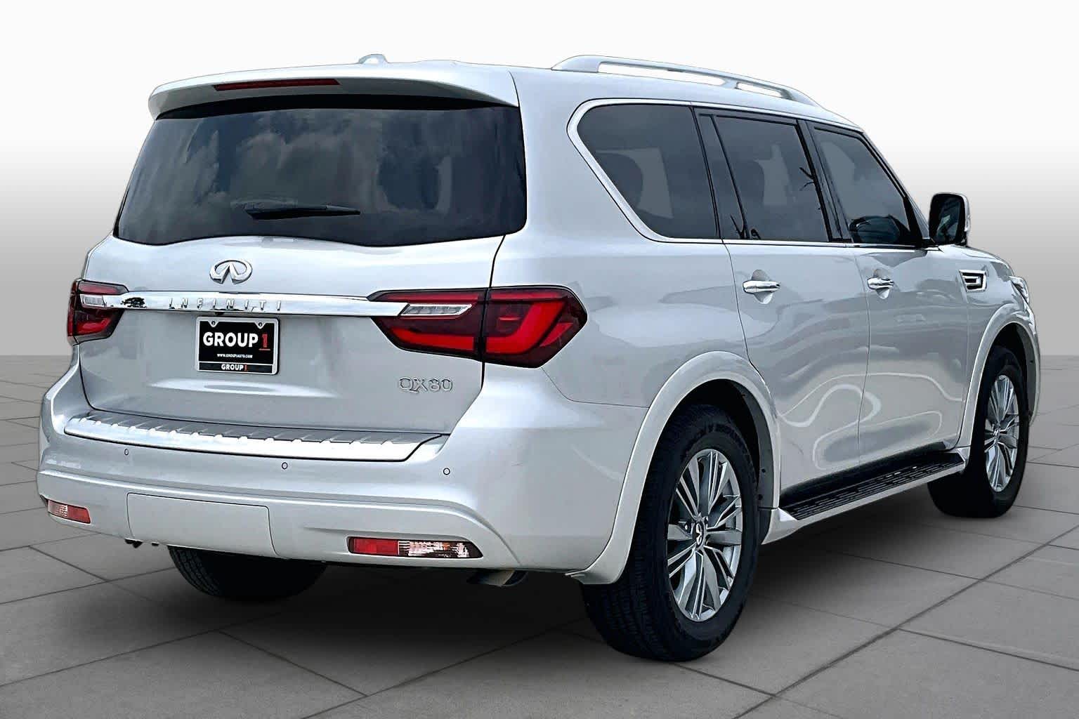 2022 INFINITI QX80 LUXE Liquid Platinum at Westside Kia
