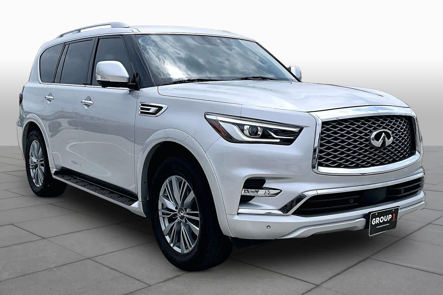 2022 INFINITI QX80 LUXE Liquid Platinum at Westside Kia