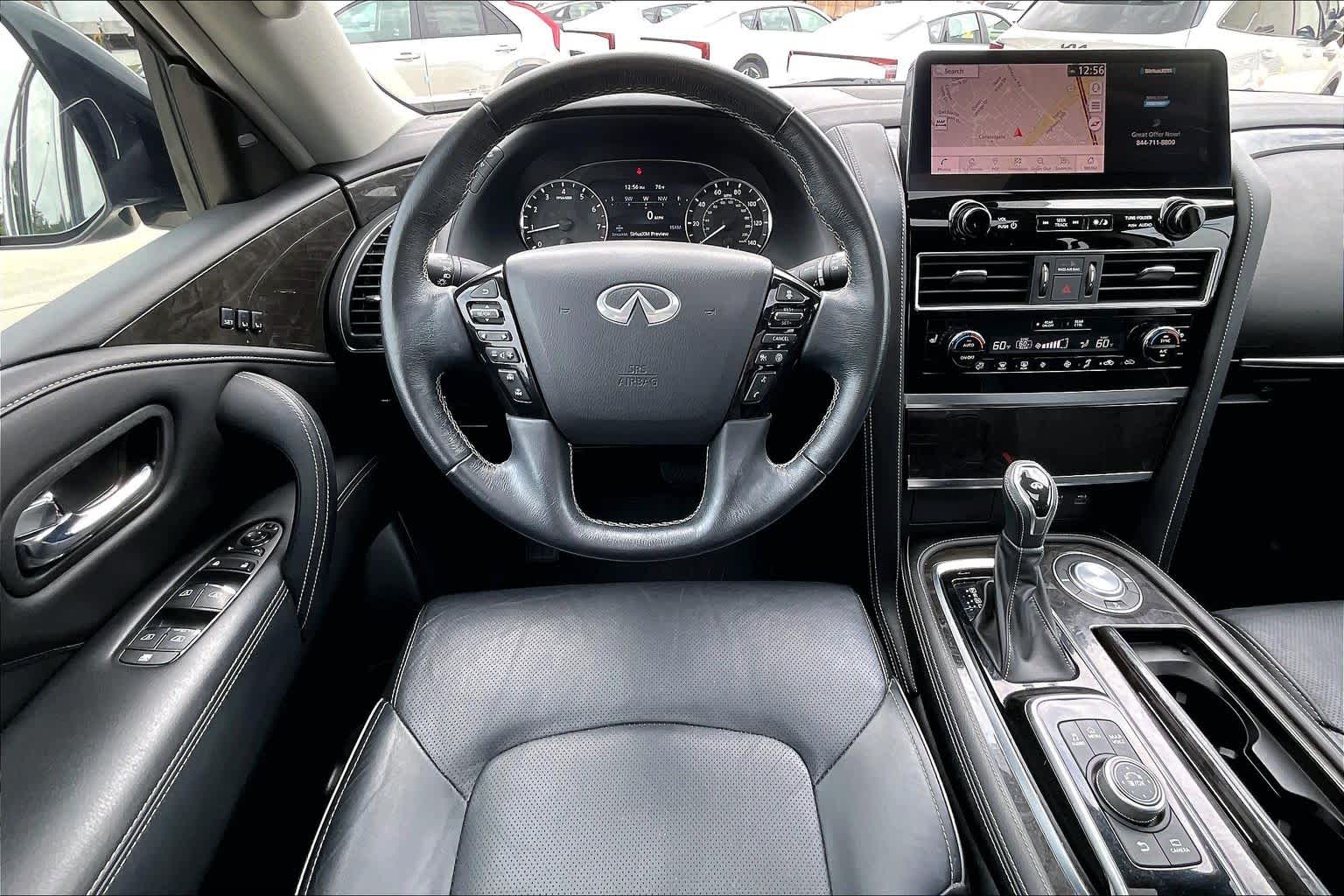 2022 INFINITI QX80 LUXE Liquid Platinum at Westside Kia