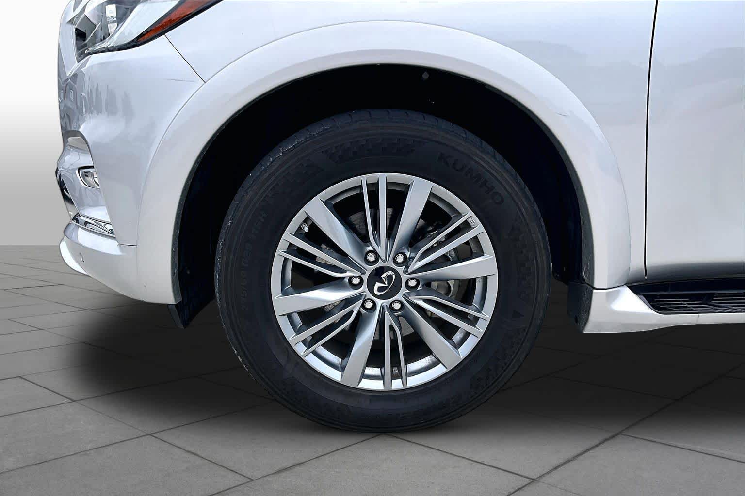 2022 INFINITI QX80 LUXE Liquid Platinum at Westside Kia