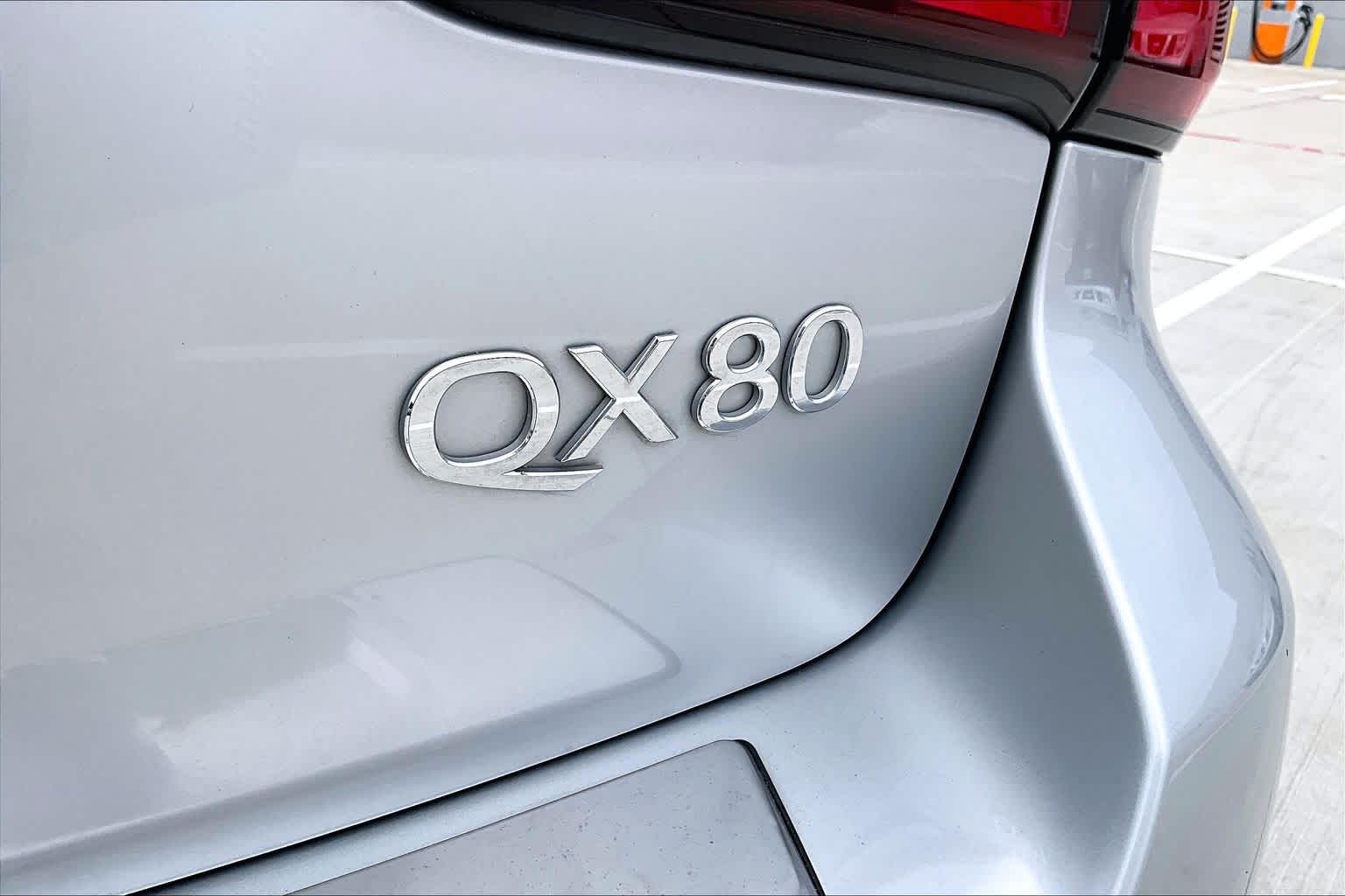 2022 INFINITI QX80 LUXE Liquid Platinum at Westside Kia