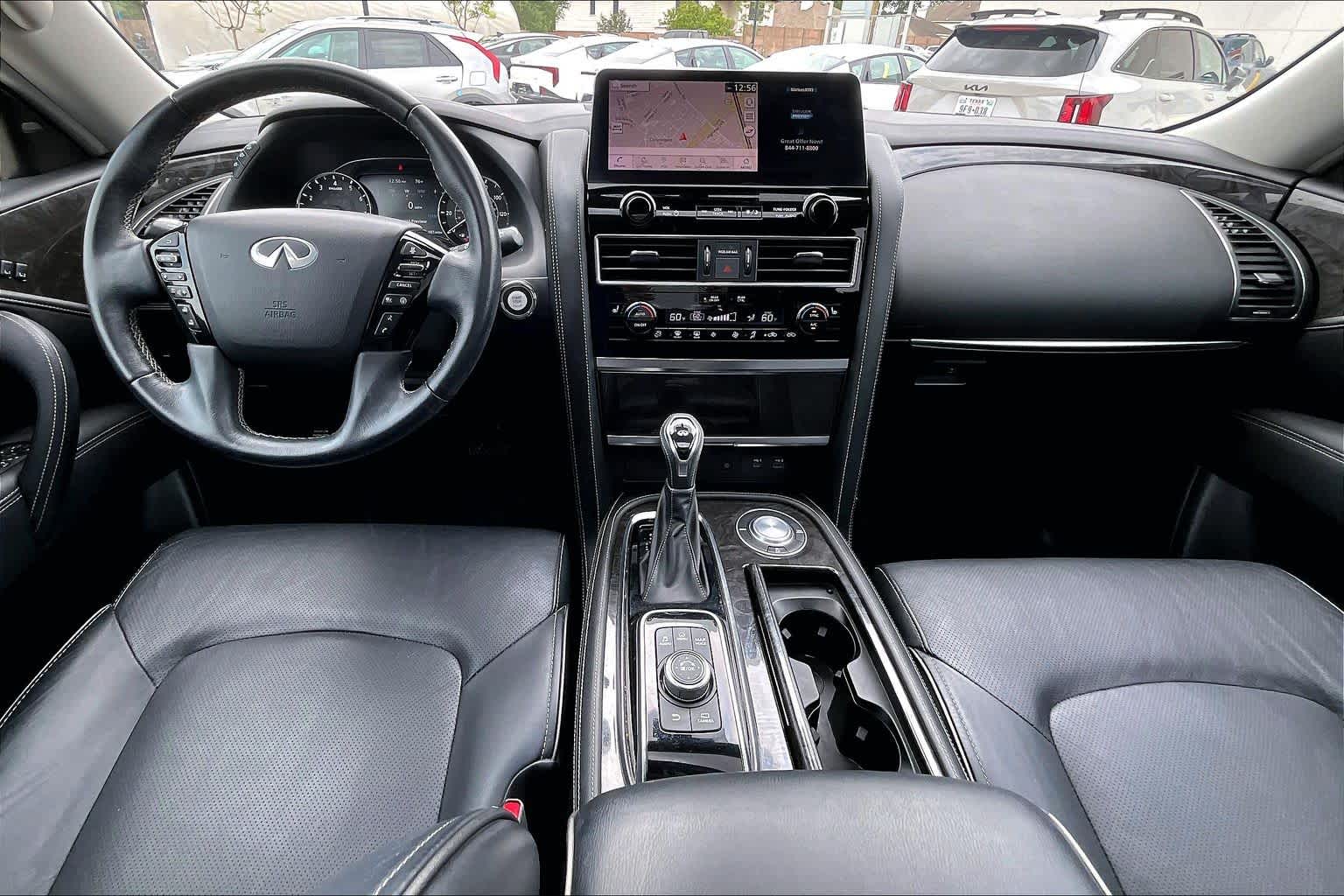 2022 INFINITI QX80 LUXE Liquid Platinum at Westside Kia