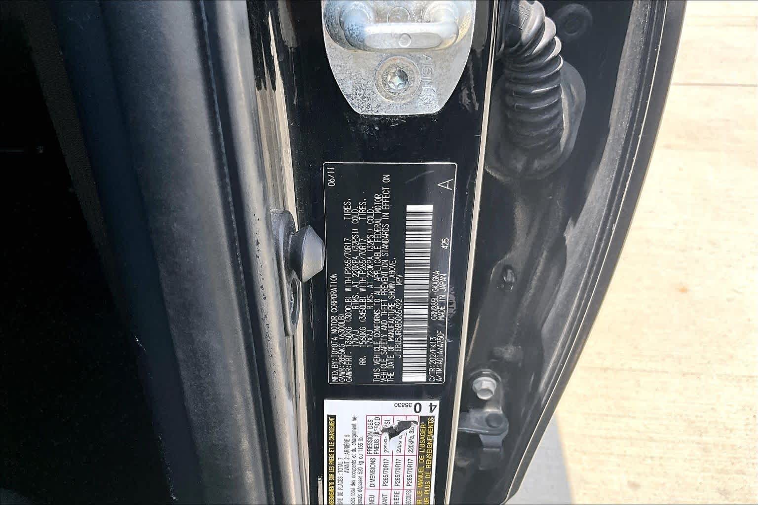 2011 Toyota 4Runner SR5 Black at Group 1 Toyota Southwest