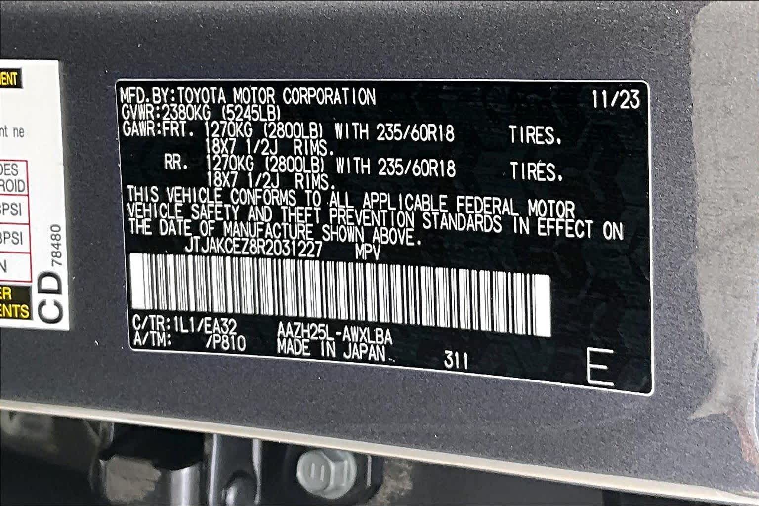 2024 Lexus NX 350h  Cloudburst Gray at Lexus of Clear Lake