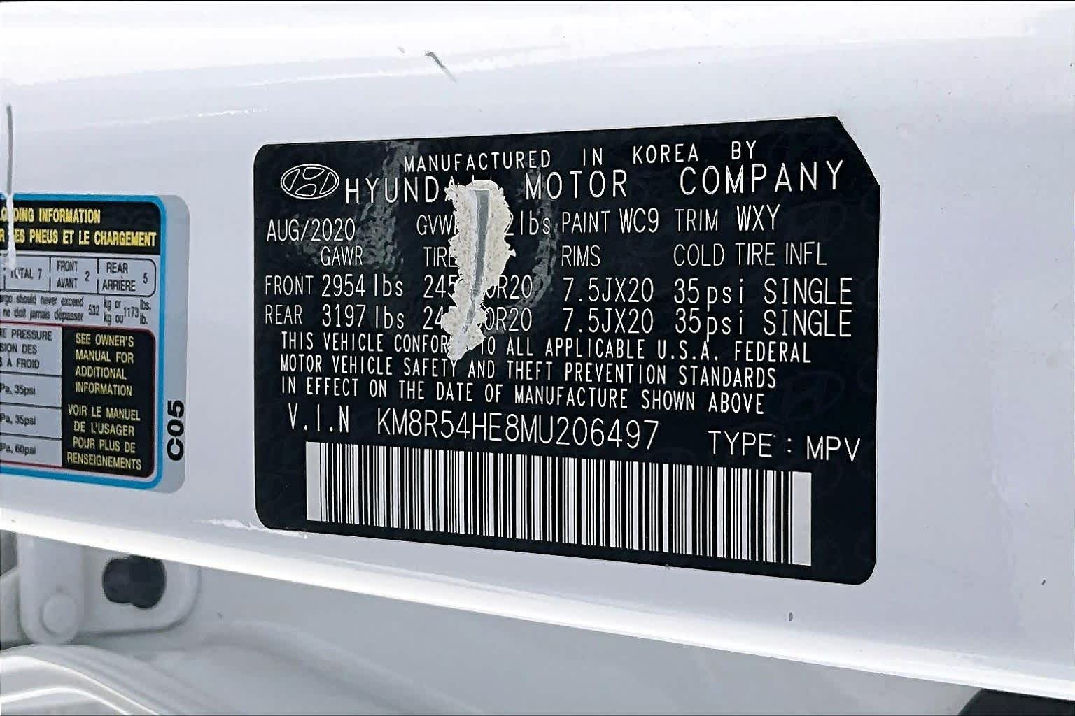 2021 Hyundai Palisade Limited Hyper White at Baytown Ford