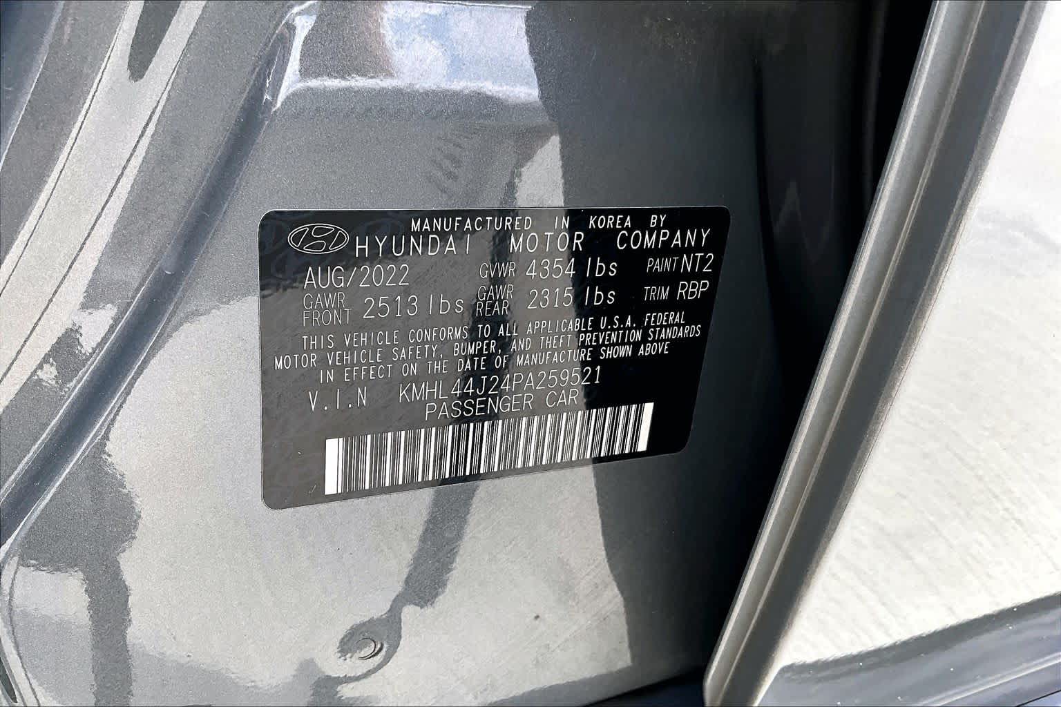 2023 Hyundai Sonata SEL Plus Hampton Gray at Group 1 GMC Buick South