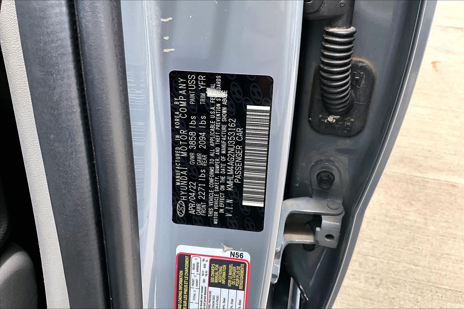 2022 Hyundai Elantra SEL Electric Shadow at AutoNation USA Houston