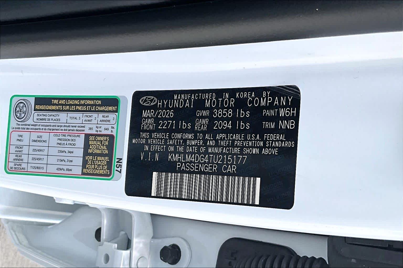 2026 Hyundai Elantra SEL Sport Serenity White at Mercedes-Benz of Houston North