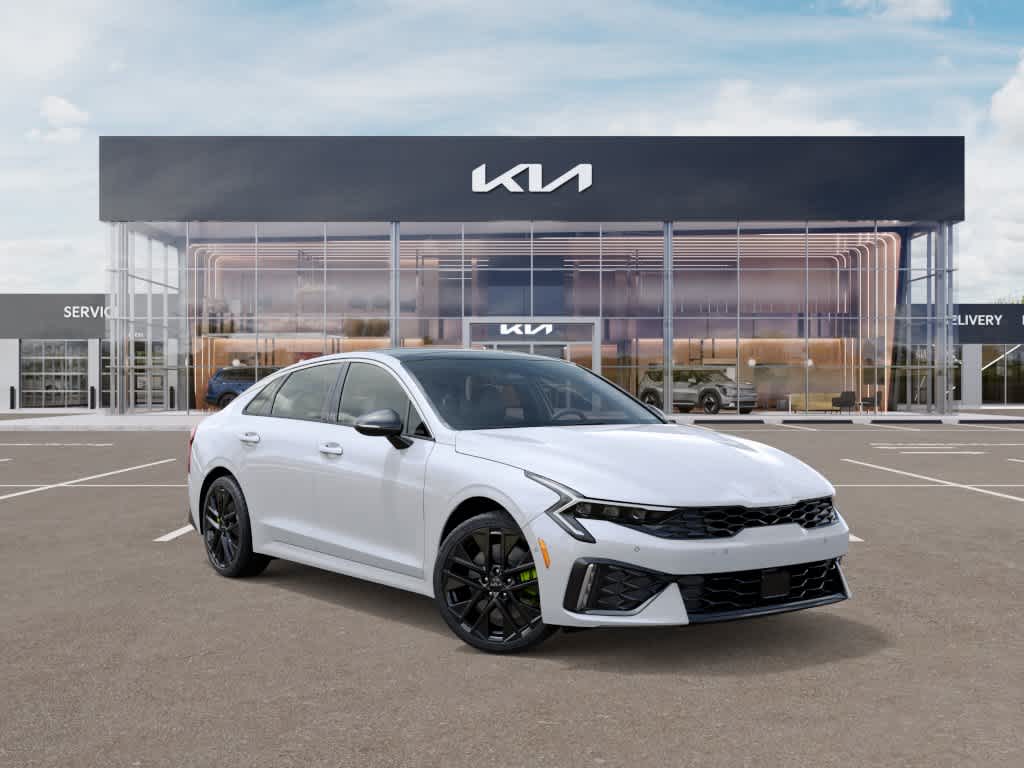 2026 Kia K5 GT Snow White Pearl at Beck & Masten Kia