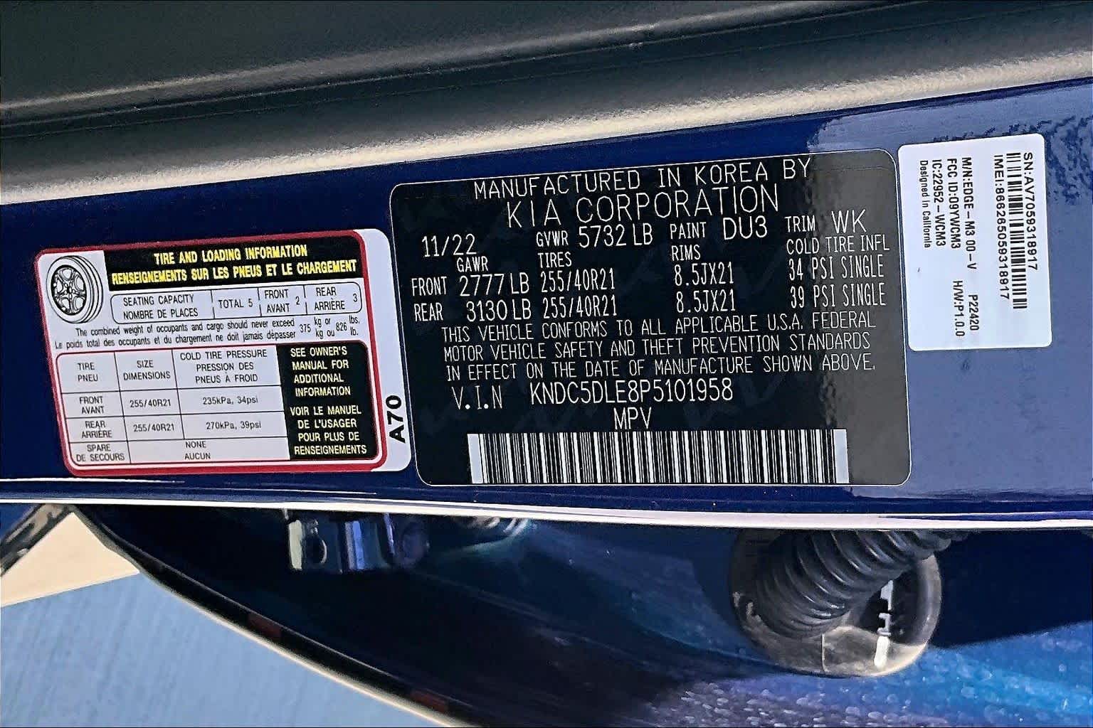 2023 Kia EV6 GT Yacht Blue at Beck & Masten Kia