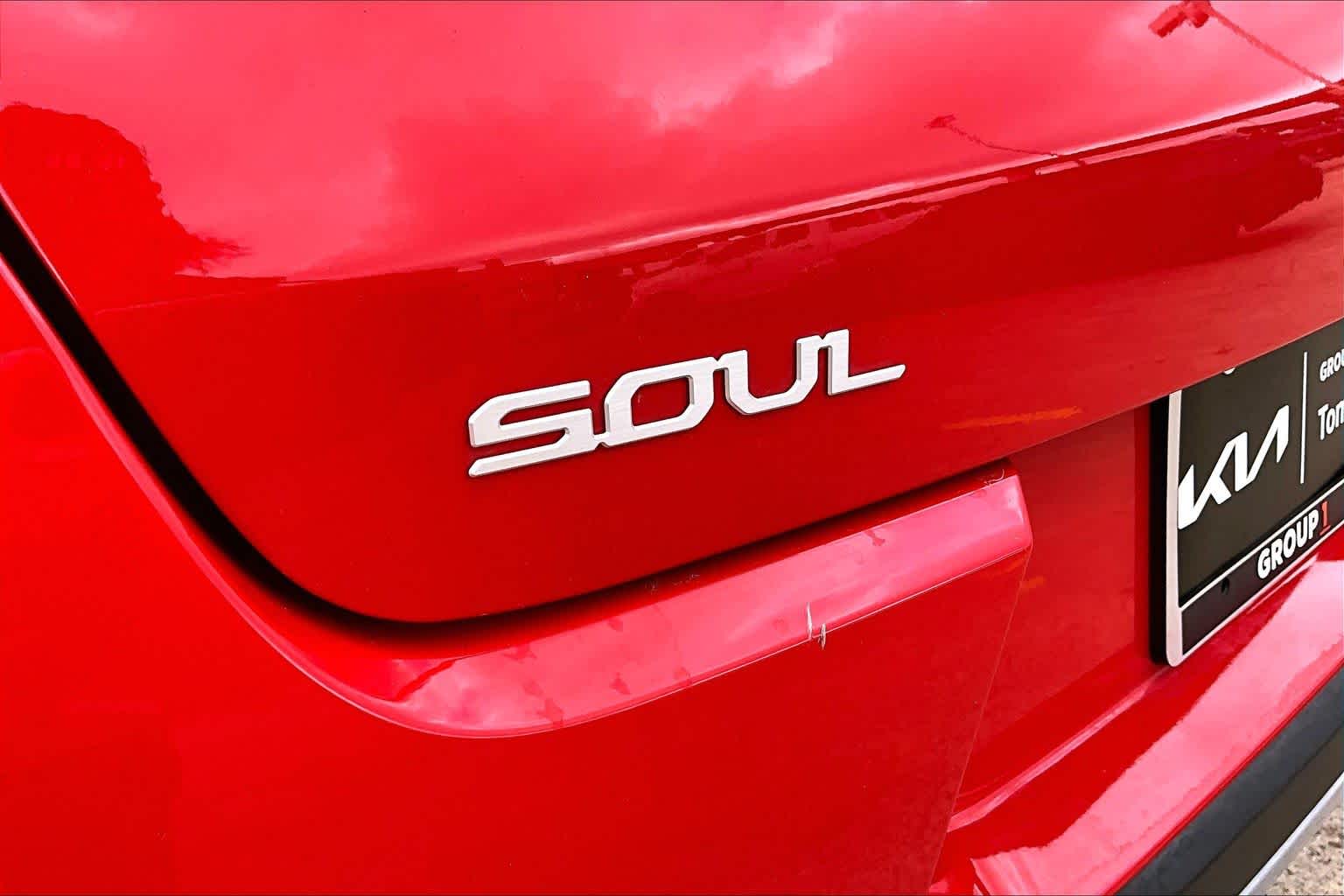 2025 Kia Soul EX Inferno Red at Beck & Masten Kia
