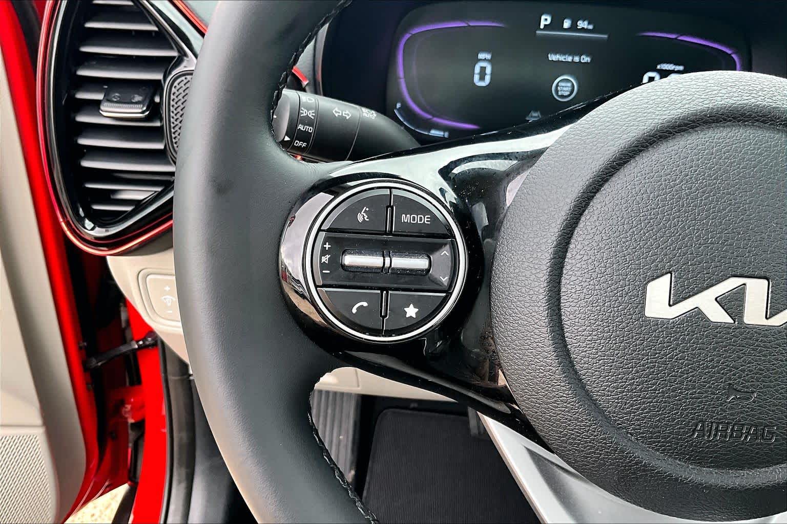 2025 Kia Soul EX Inferno Red at Beck & Masten Kia