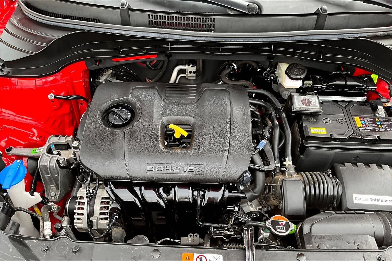 2025 Kia Soul EX Inferno Red at Beck & Masten Kia