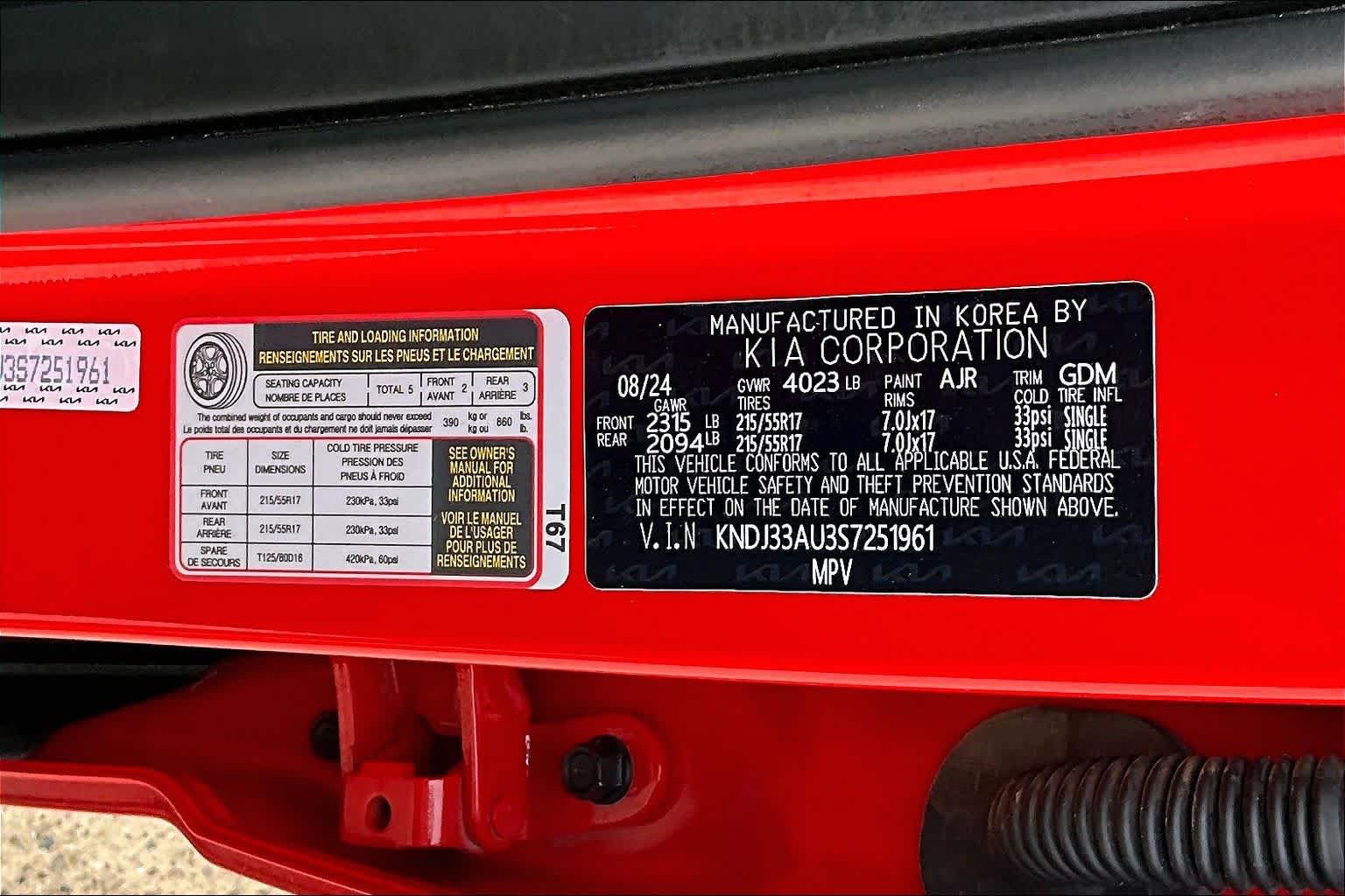 2025 Kia Soul EX Inferno Red at Beck & Masten Kia