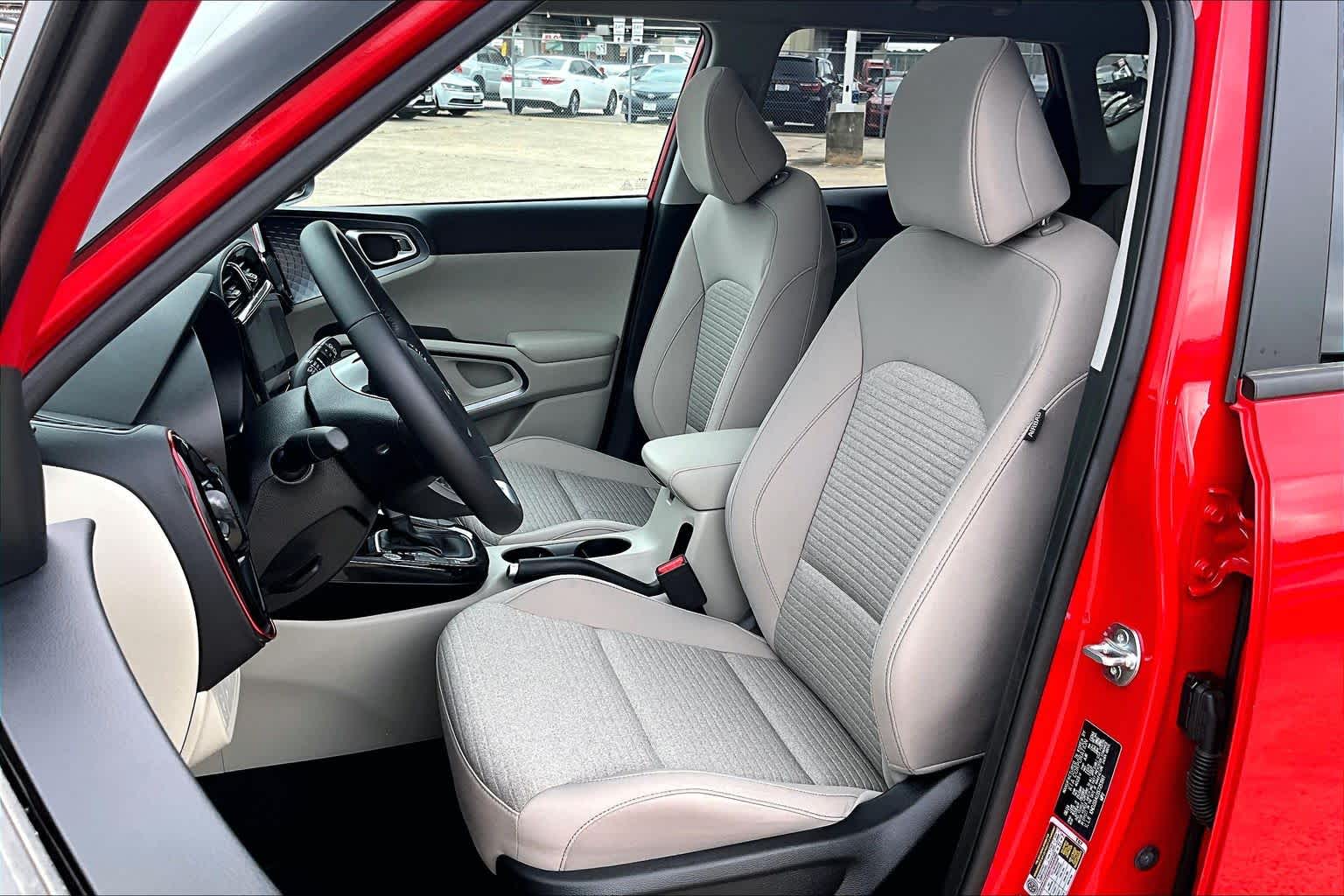 2025 Kia Soul EX Inferno Red at Beck & Masten Kia