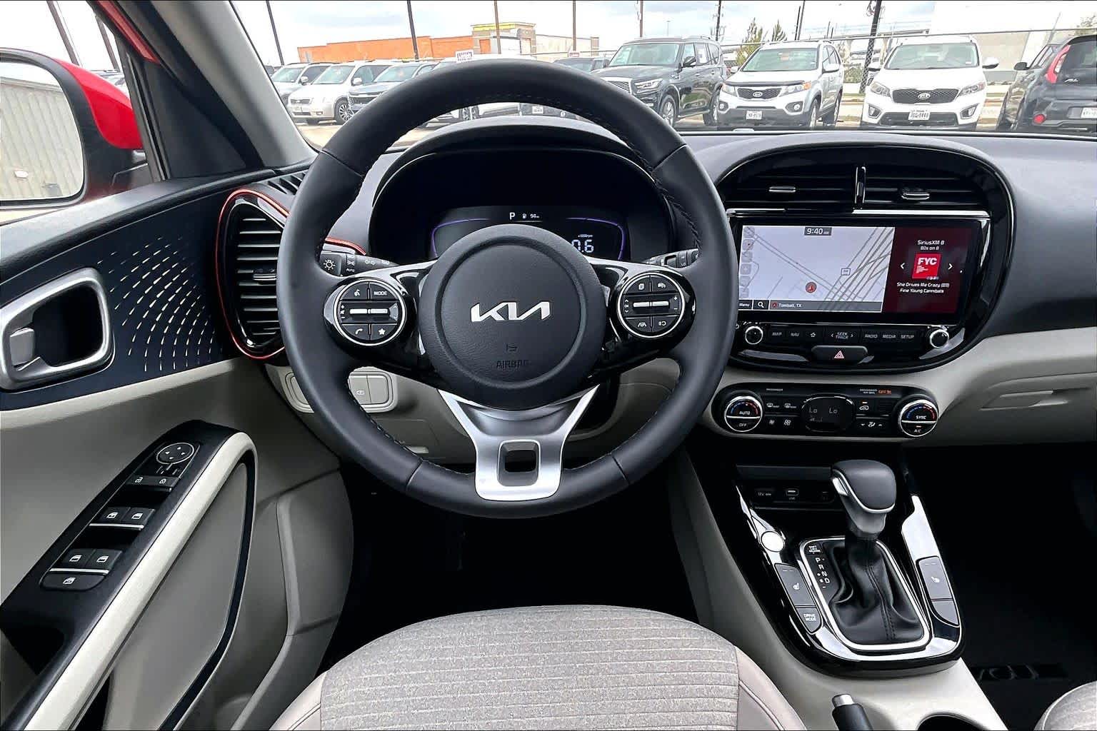 2025 Kia Soul EX Inferno Red at Beck & Masten Kia