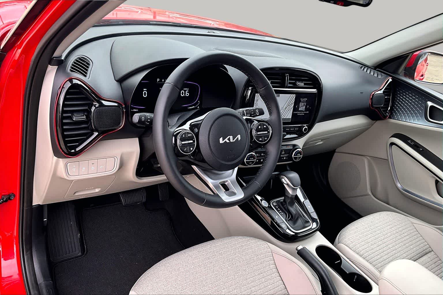 2025 Kia Soul EX Inferno Red at Group 1 GMC Buick South