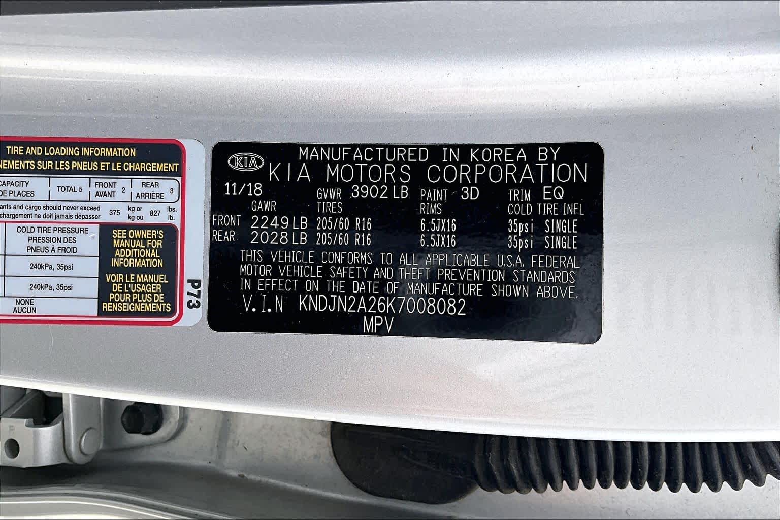 2019 Kia Soul Base Bright Silver at Beck & Masten Kia