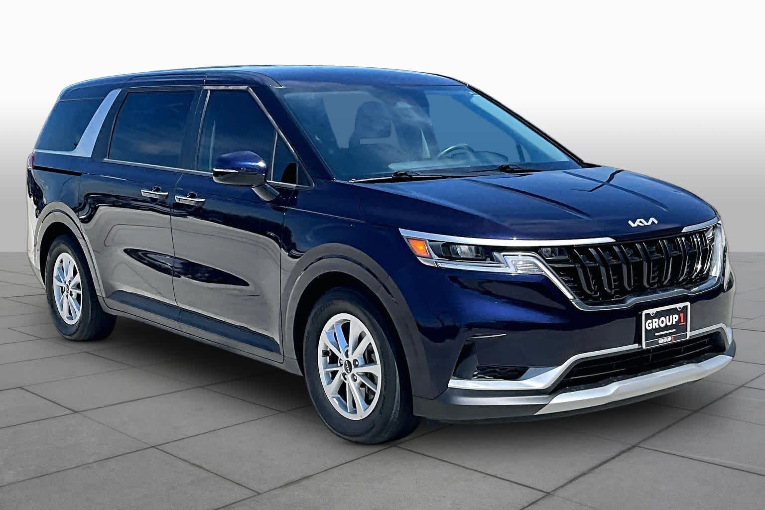 2024 Kia Carnival LX Deep Chroma Blue at Tomball Chrysler Dodge Jeep Ram
