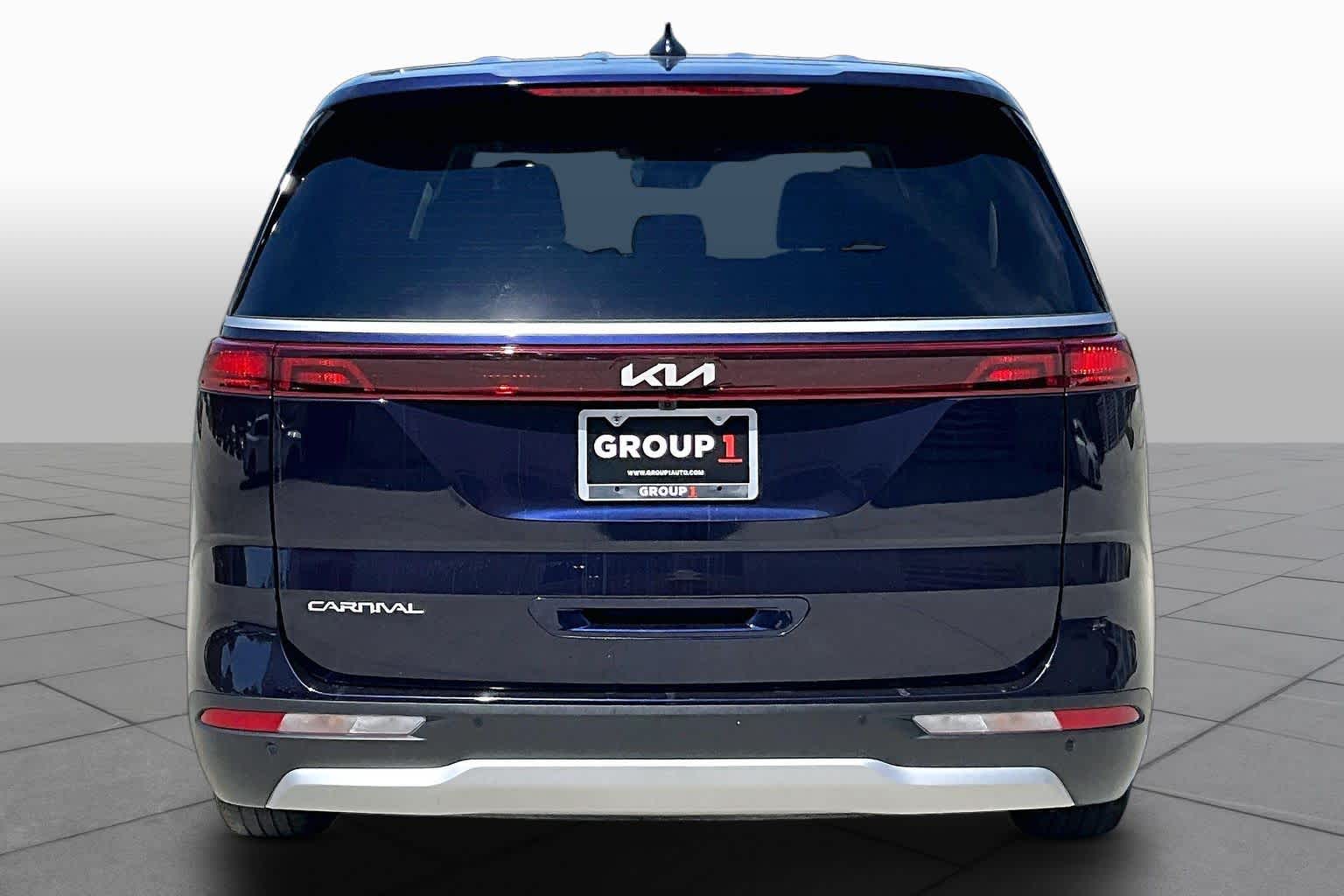 2024 Kia Carnival LX Deep Chroma Blue at Tomball Chrysler Dodge Jeep Ram