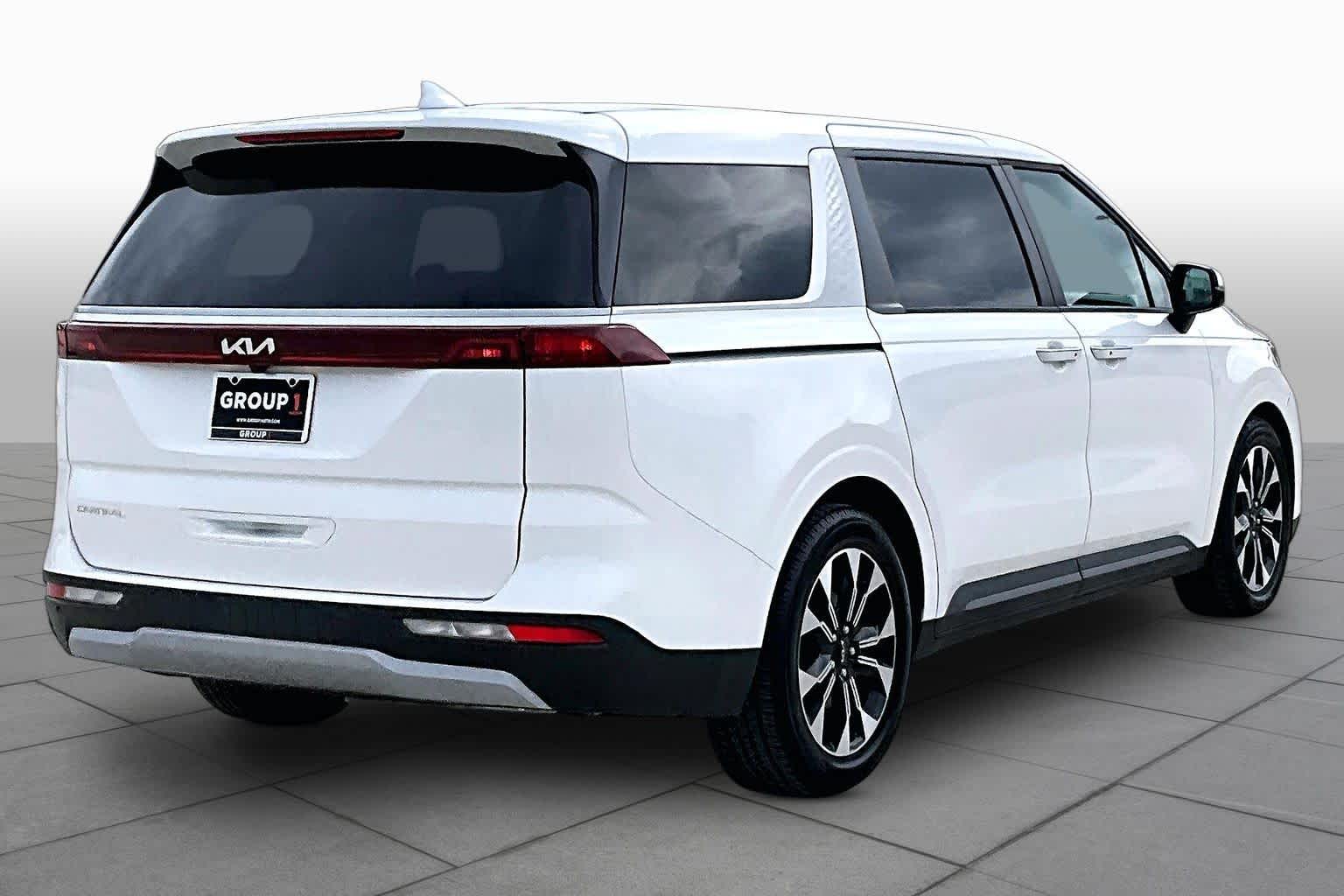 2023 Kia Carnival EX Snow White Pearl at Tomball Chrysler Dodge Jeep Ram
