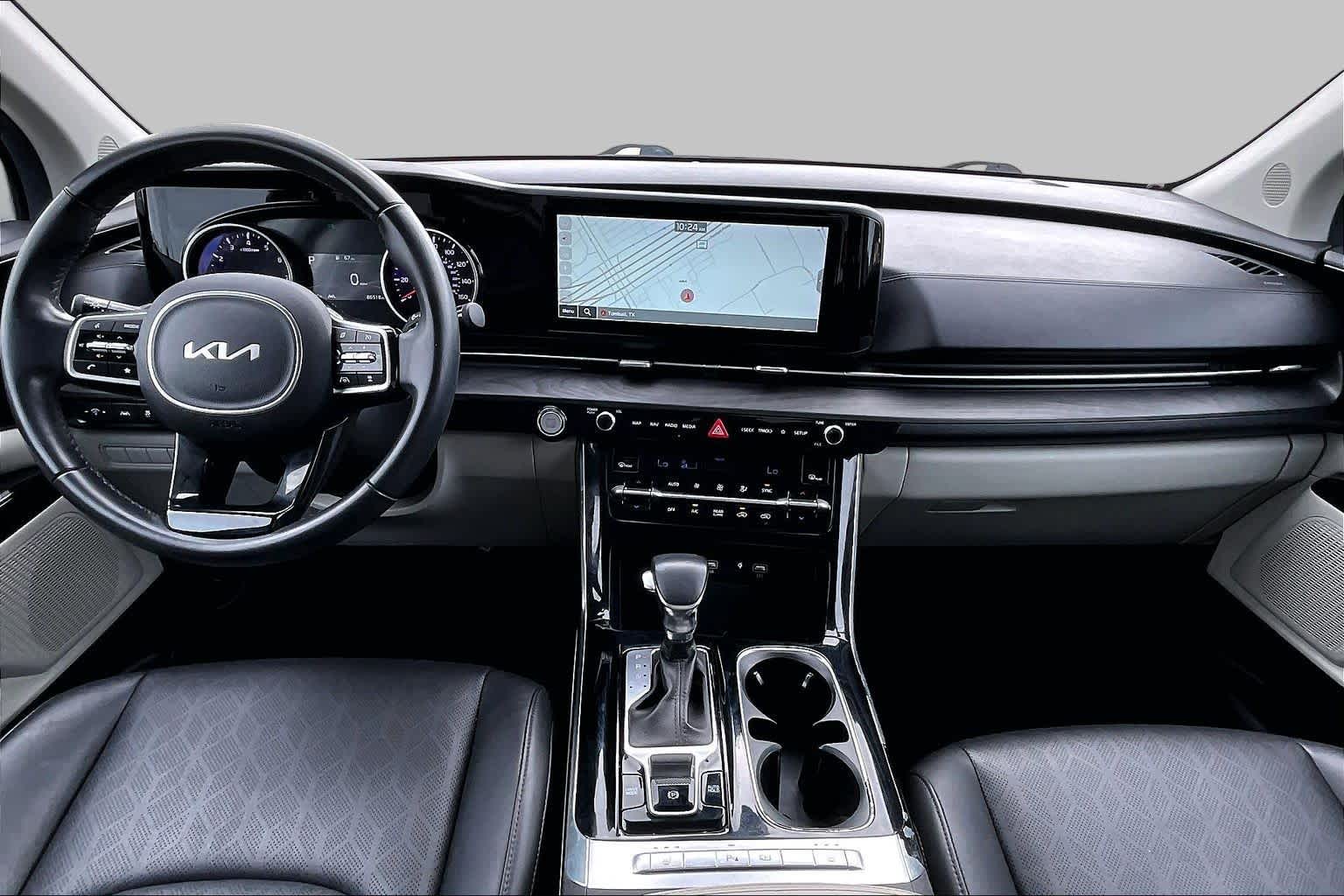 2023 Kia Carnival EX Snow White Pearl at Tomball Chrysler Dodge Jeep Ram