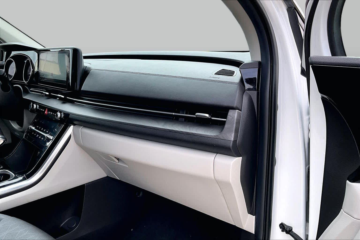2023 Kia Carnival EX Snow White Pearl at Tomball Chrysler Dodge Jeep Ram