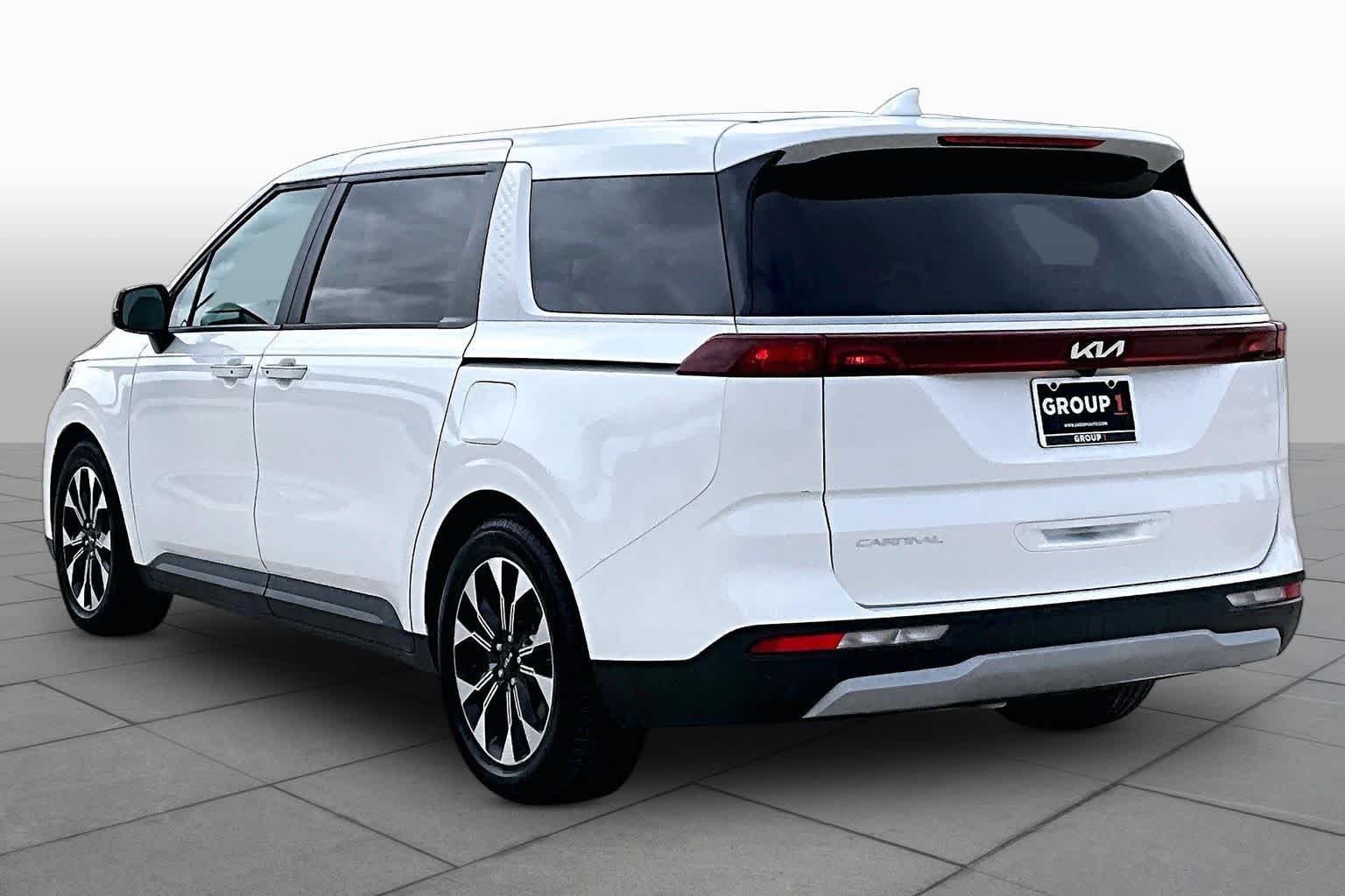 2023 Kia Carnival EX Snow White Pearl at Tomball Chrysler Dodge Jeep Ram