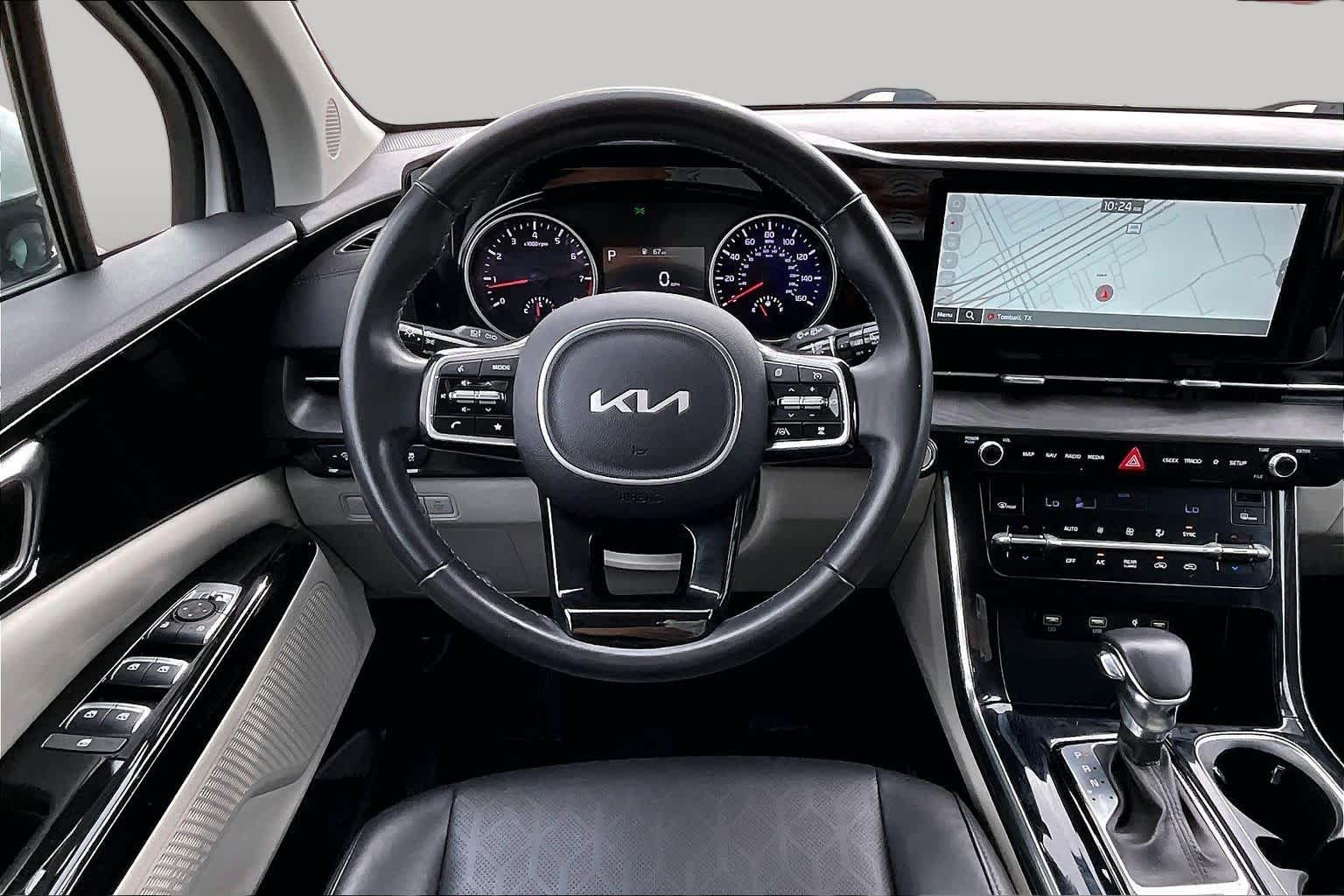 2023 Kia Carnival EX Snow White Pearl at Tomball Chrysler Dodge Jeep Ram
