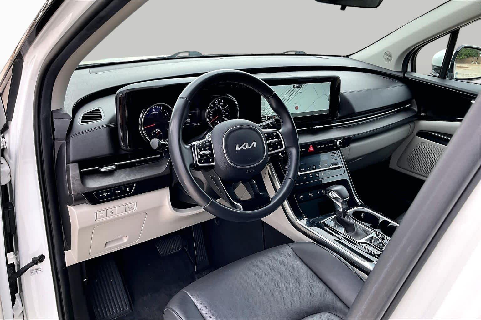 2023 Kia Carnival EX Snow White Pearl at Tomball Chrysler Dodge Jeep Ram