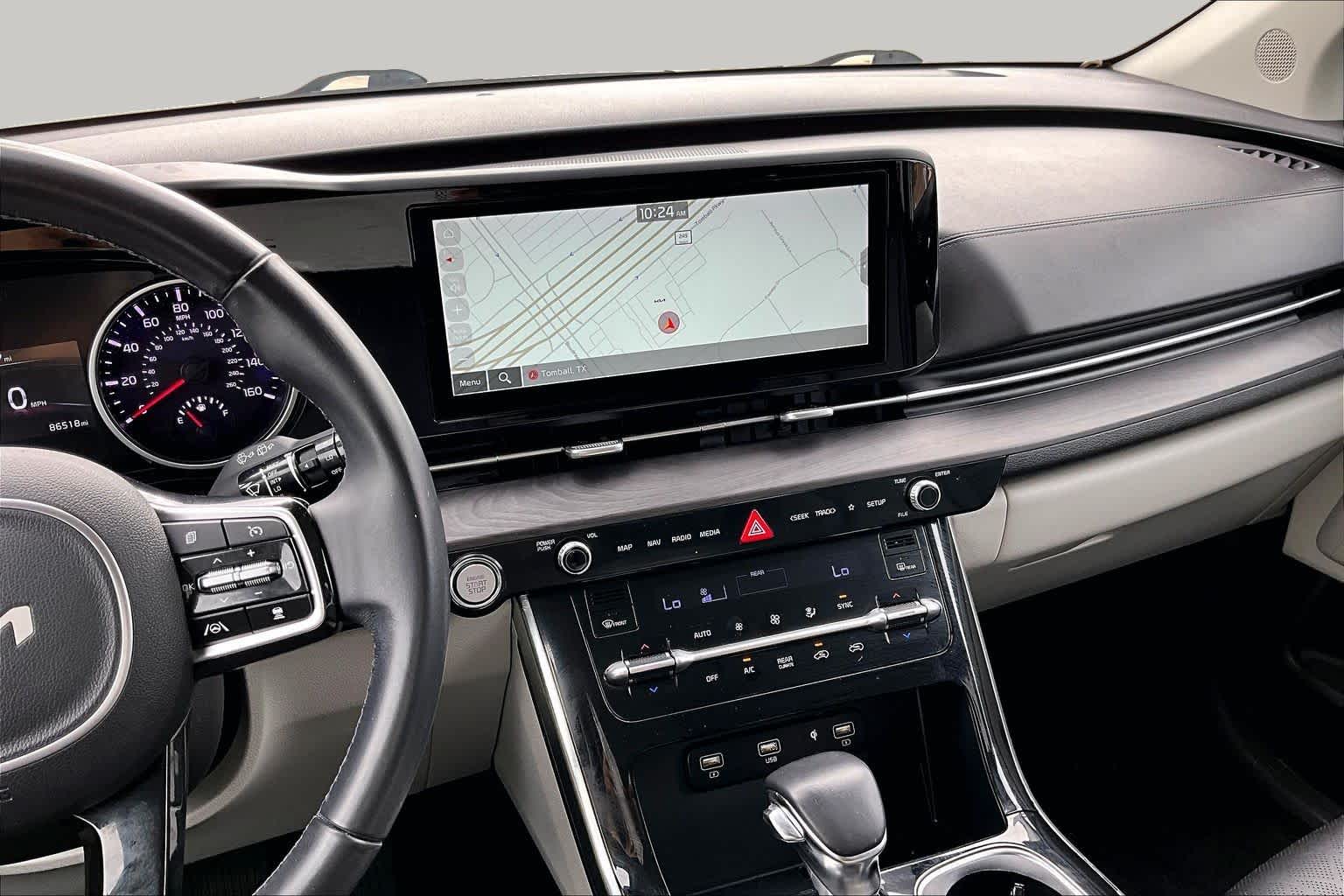 2023 Kia Carnival EX Snow White Pearl at Tomball Chrysler Dodge Jeep Ram