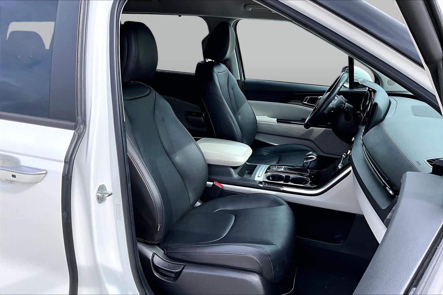 2023 Kia Carnival EX Snow White Pearl at Tomball Chrysler Dodge Jeep Ram