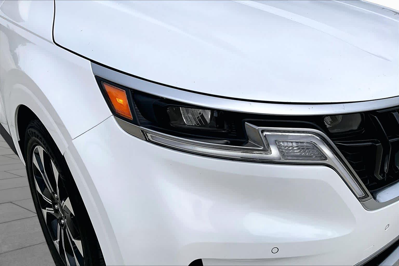 2023 Kia Carnival EX Snow White Pearl at Tomball Chrysler Dodge Jeep Ram