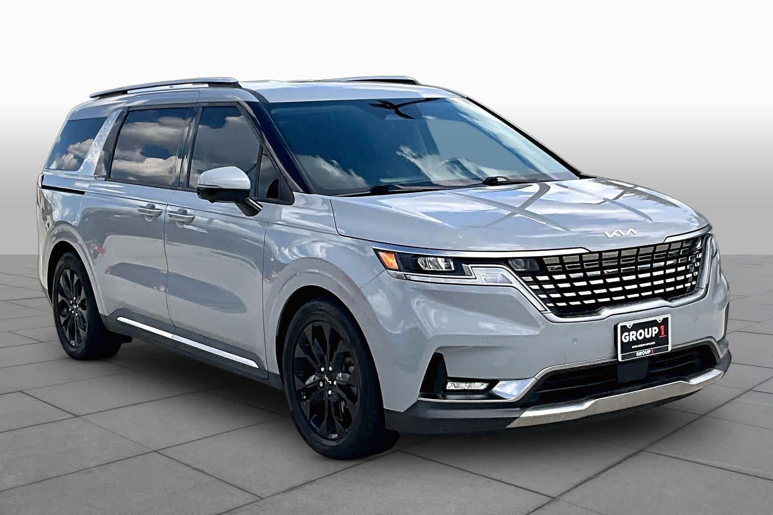 2024 Kia Carnival SX Ceramic Silver at Tomball Chrysler Dodge Jeep Ram
