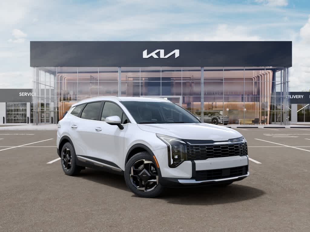 2026 Kia Sportage Hybrid EX Snow White Pearl at Westside Kia