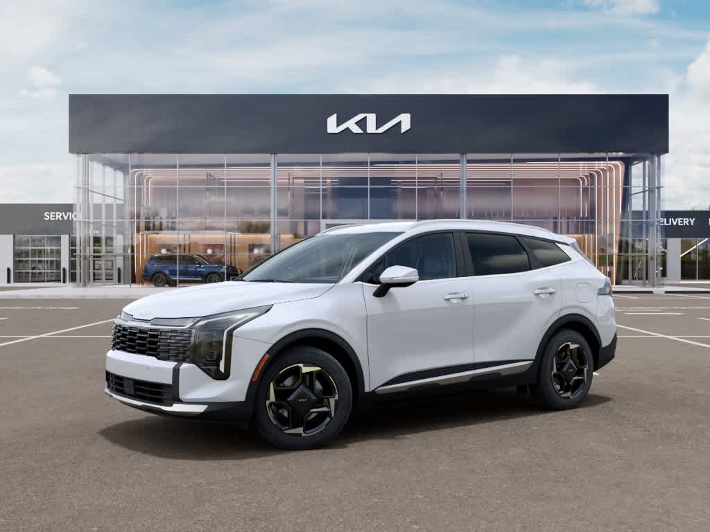 2026 Kia Sportage Hybrid EX Snow White Pearl at Westside Kia