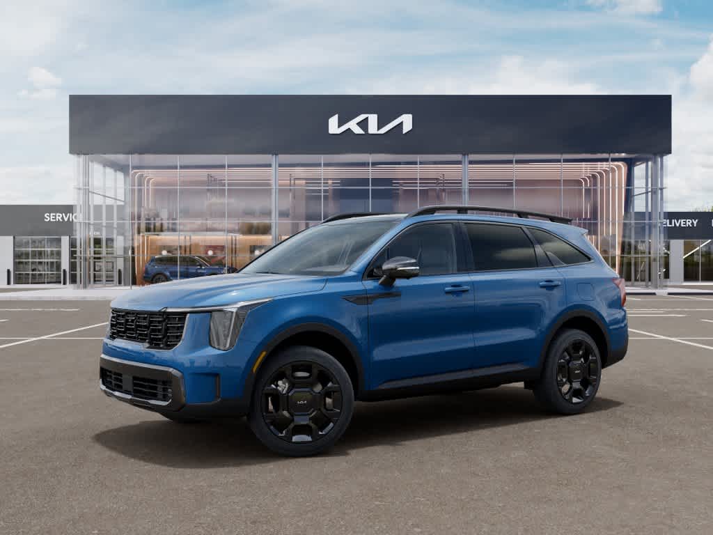 2026 Kia Sorento Hybrid X-Line SX Prestige Mineral Blue at Beck & Masten Kia