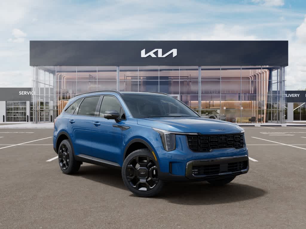 2026 Kia Sorento Hybrid X-Line SX Prestige Mineral Blue at Westside Kia