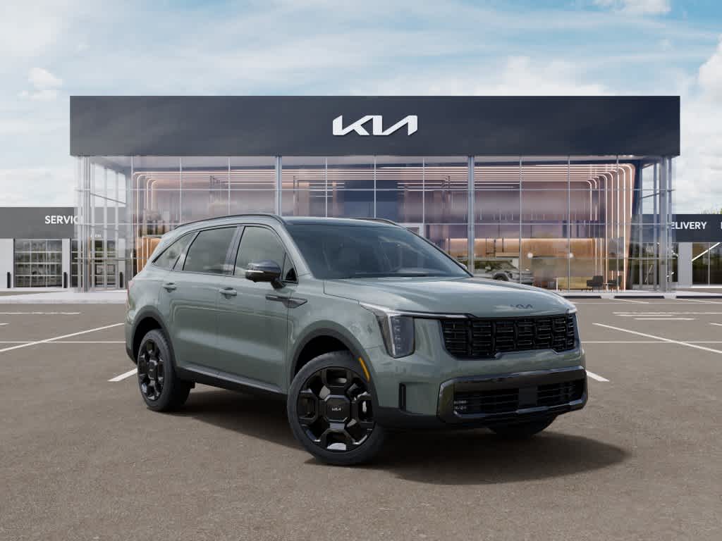 2026 Kia Sorento Hybrid X-Line SX Prestige Cityscape Green at Westside Kia