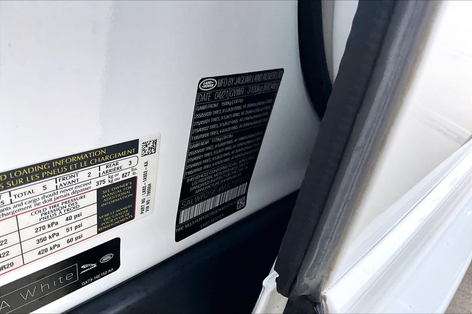 2021 Land Rover Range Rover Sport HSE Dynamic Fuji White at Lexus Southwest Houston