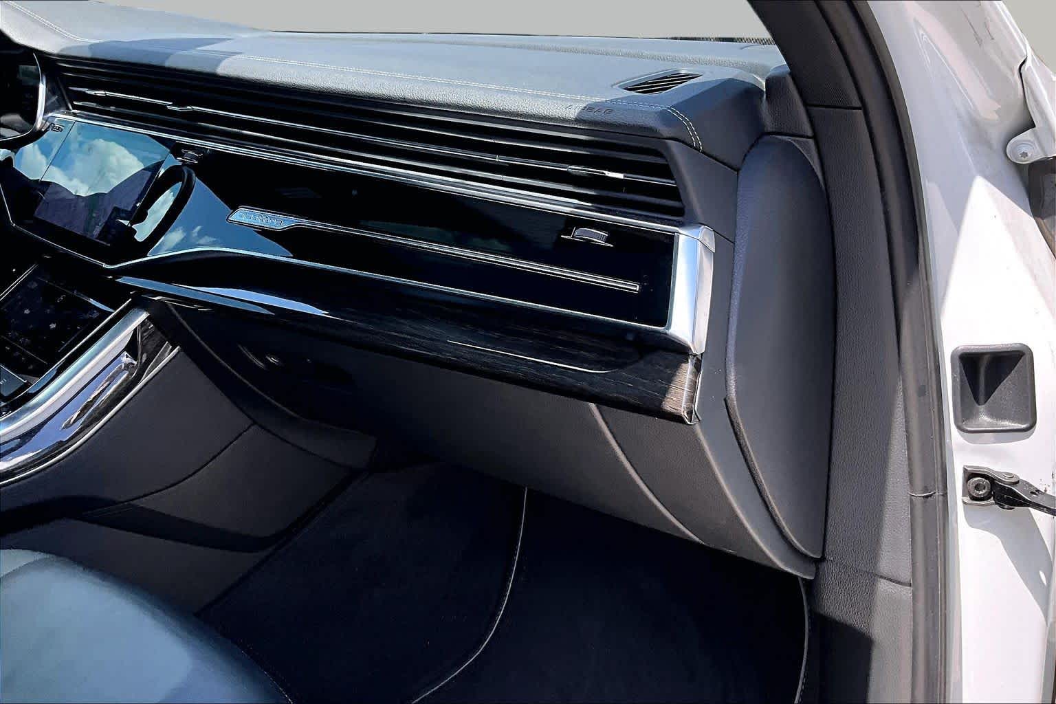 2025 Audi Q7 Premium Glacier White Metallic at Friendly Ford Crosby