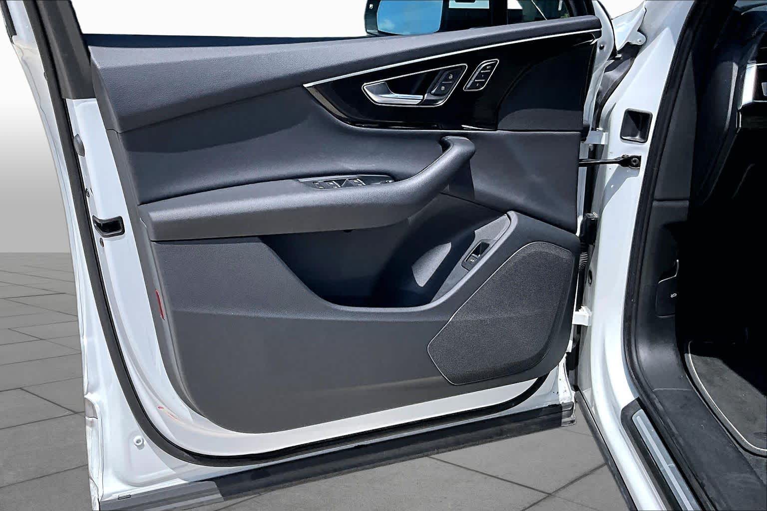 2025 Audi Q7 Premium Glacier White Metallic at Friendly Ford Crosby