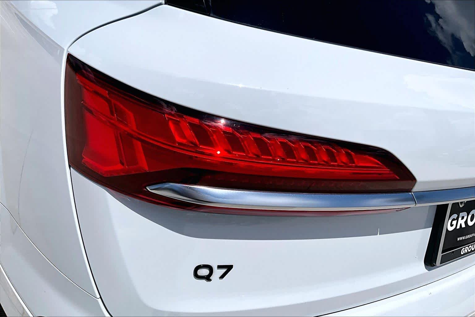 2025 Audi Q7 Premium Glacier White Metallic at Friendly Ford Crosby