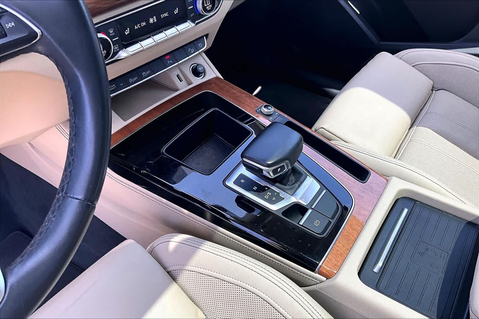 2021 Audi Q5 Premium Plus Glacier White Metallic at Tomball Chrysler Dodge Jeep Ram