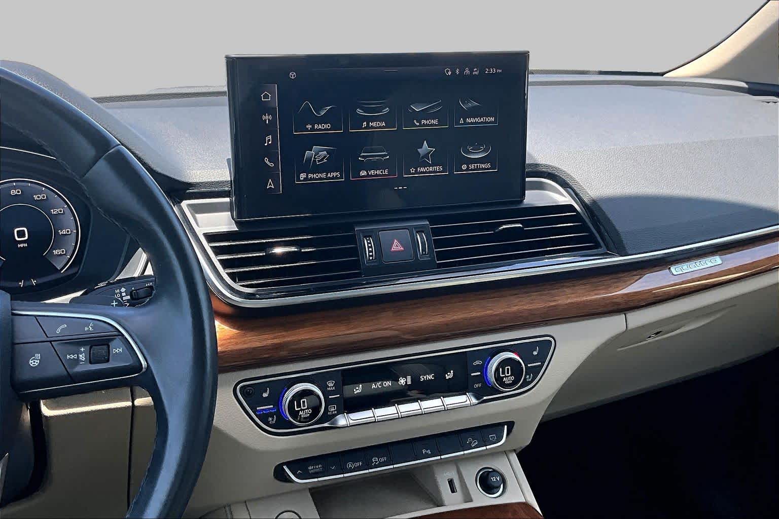 2021 Audi Q5 Premium Plus Glacier White Metallic at Tomball Chrysler Dodge Jeep Ram