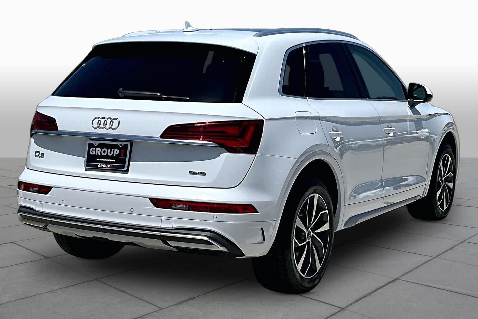 2021 Audi Q5 Premium Plus Glacier White Metallic at Tomball Chrysler Dodge Jeep Ram