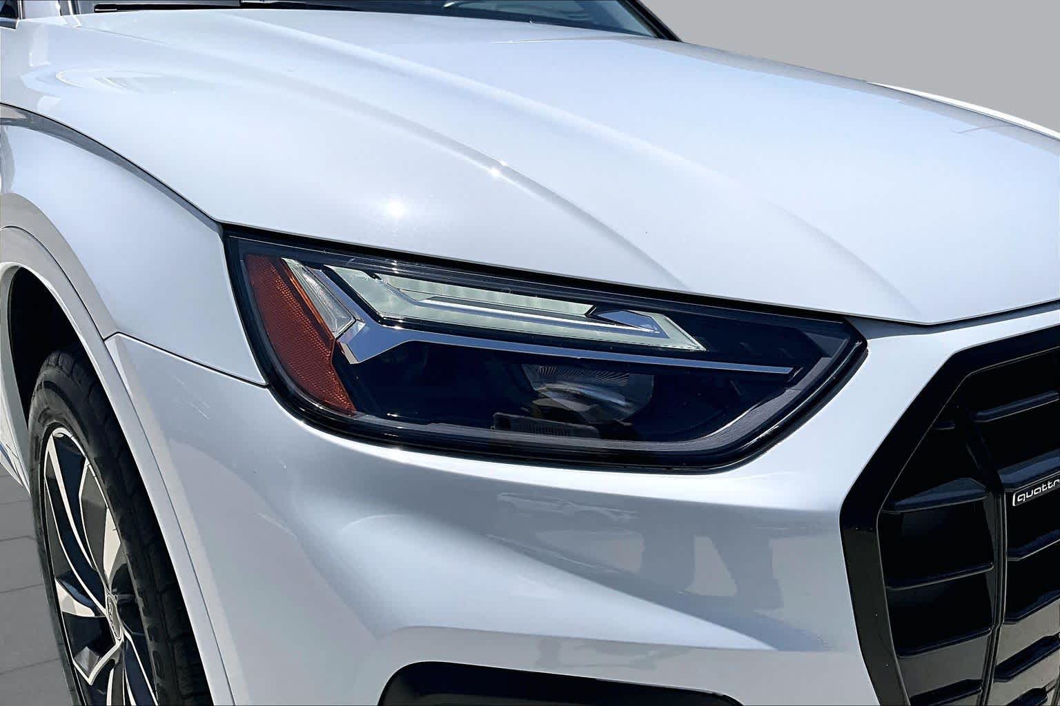 2021 Audi Q5 Premium Plus Glacier White Metallic at Tomball Chrysler Dodge Jeep Ram