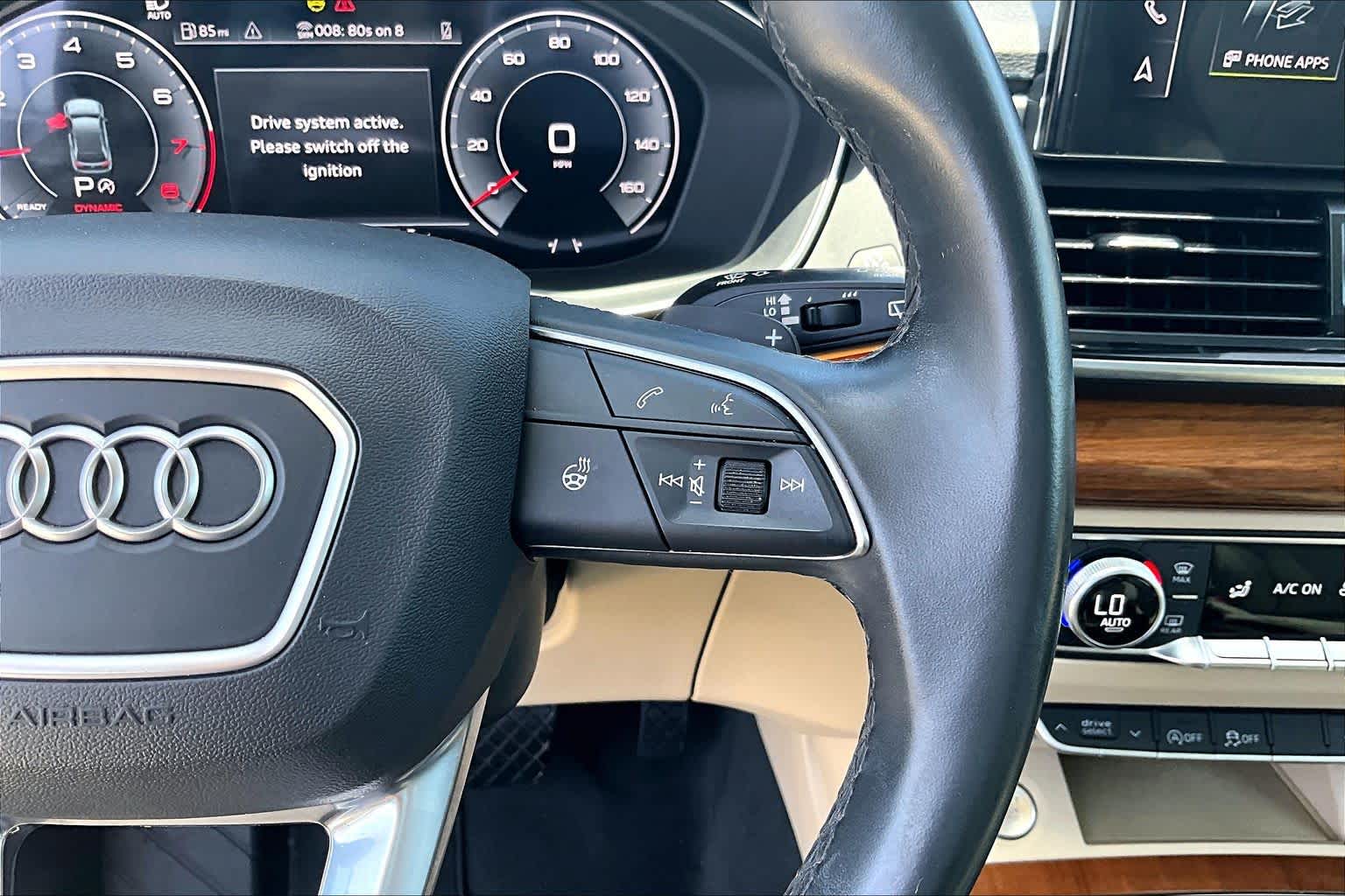 2021 Audi Q5 Premium Plus Glacier White Metallic at Tomball Chrysler Dodge Jeep Ram