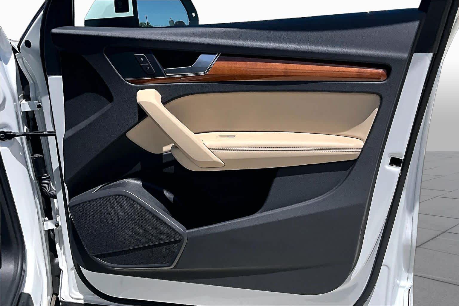 2021 Audi Q5 Premium Plus Glacier White Metallic at Tomball Chrysler Dodge Jeep Ram
